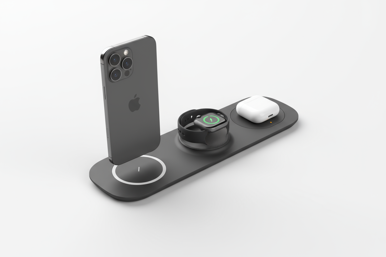 3 in 1 Wireless Charging Pad with MagSafe